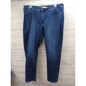 Womens Levi’s 512 Perfectly Shaping Skinny Leg Stretchy Denim Jeans 24W